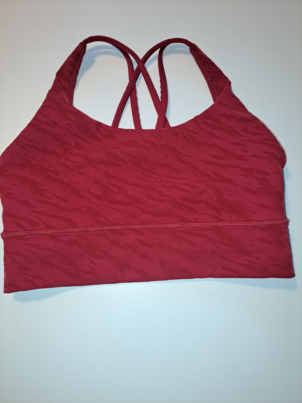Lululemon Women's Seamless Strappy Sports Bra - Red